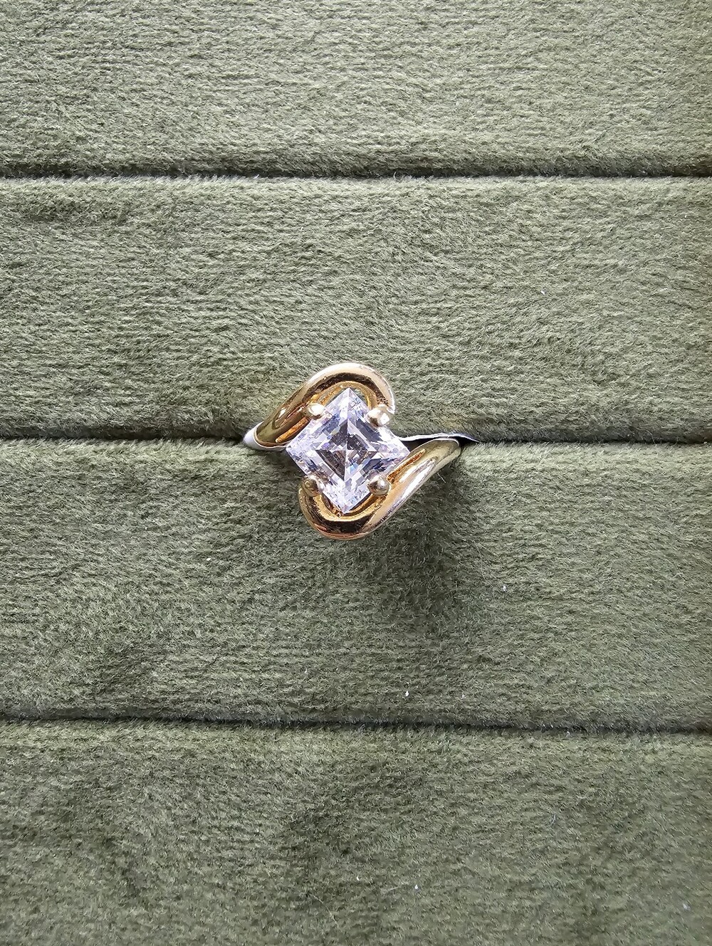 Vintage 14k Gold Plated Lind Ring, New Size 5